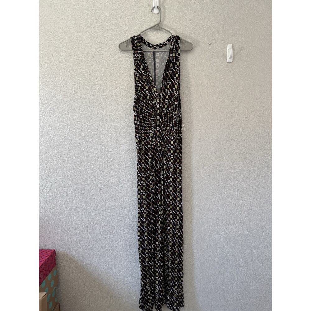 Free People Shayla Jumpsuit Size L NWOT Wide Leg Retro Sleeveless Lightweight - Picture 5 of 9